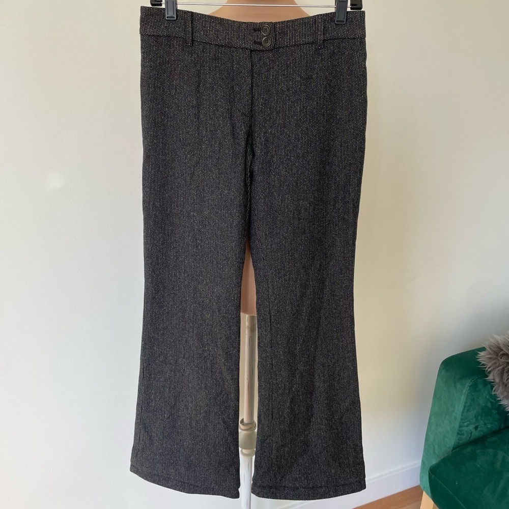 Moschino Cheap and Chic Vintage Virgin Wool Boot Cut Trouser Pants EUC Size US 8